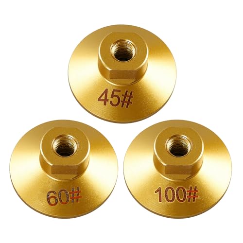 Packung Von 3 2 "Löschern Von Polierscheiben 10/M14 Flecken Mit Flachem Schleifkopf Langlebige Werkzeuge Für Metallholz Holzbearbeitung Multi Zweckzubehör Packung Von 3 2 "Löschern Von Polierscheiben 10/M14 Flecken Mit Flachem Schleifkopf Langlebige Werkzeuge Für Metallholz Holzbearbeitung Multi Zweckzubehör von Guaber