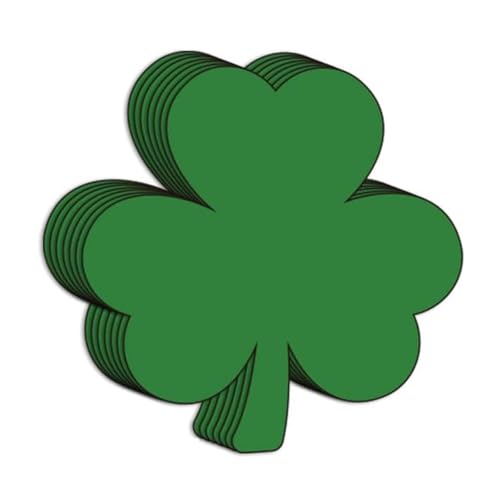 Patrick's Day Decorative Cards Shamrocks Grüne Ornament Für Bulletin Board Dekoration Patrick's Day Shamrock Dekorative Grüne Farbkolnen Clovers von Guaber