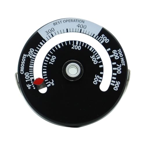 Place Thermometer Für Feuerofen Schornsteinrohr Thermometer Messgerät Magnet Temperatur Messgerät Wasserdicht Einfache Installation von Guaber