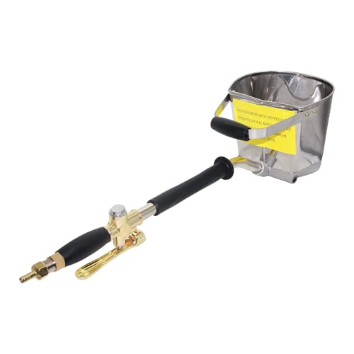 Pneumatischer Mörtel Sprühgerät Stuck Luft Keuchende Textur Zement Mörtel Für Wandmalerei Betonwerkzeug Edelstahl Werkzeug von Guaber