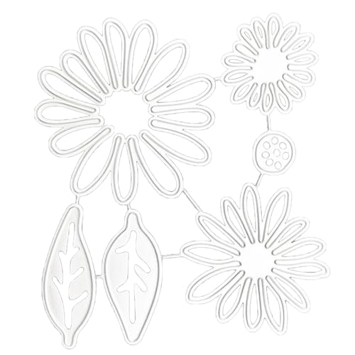 Prägeschablonen mit Blumen und Blättern, Stanzformen für Scrapbooking, Fotoalbum, Grußkarten, Einladungen, Kartenherstellung, Scrapbooking, für Pinnwände Prägeschablonen mit Blumen und Blättern, Stanzformen für Scrapbooking, Fotoalbum, Grußkarten, Einladungen, Kartenherstellung, Scrapbooking, für Pinnwände von Guaber