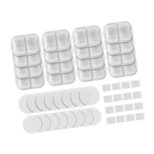 Guaber Premium Cats Fountain Filter Schwamm Ersatz Für 7L PET Wasserspender Hochströme Nicht Verwobenes Stoff Design Katzen Trinkbrunnen Ersatz Filter von Guaber