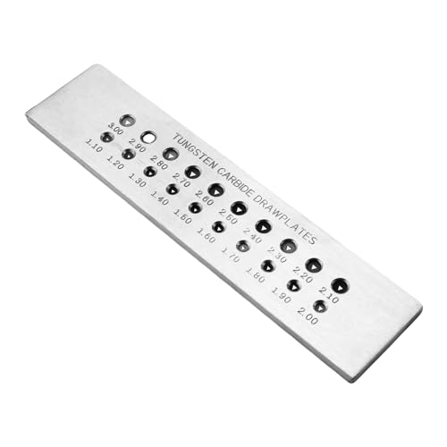 Professionelle Schmuck Making Draht Ziehplatte Crafting Tool Professionelle Juweliere Werkzeug Stahlstahlplatte Für Schmuck Drawplate Professionelle Schmuck Making Draht Ziehplatte Crafting Tool Professionelle Juweliere Werkzeug Stahlstahlplatte Für Schmuck Drawplate von Guaber