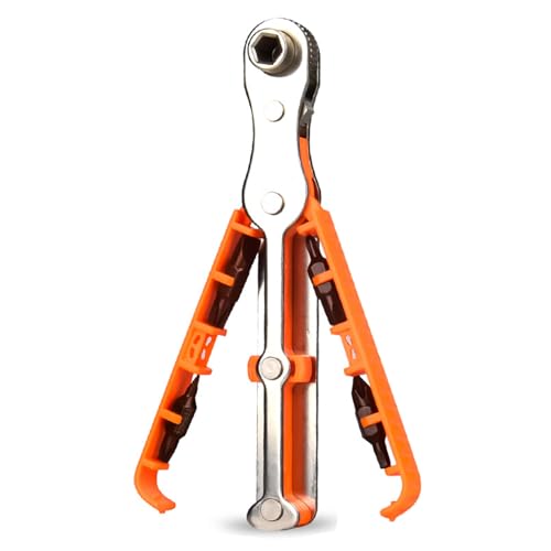 Ratschen-Schraubendreher-Set, 90 Grad gekröpft, umkehrbar, Antriebsgriff, multifunktionaler Bohrer, bidirektionaler Ratschenschrauber Ratschen-Schraubendreher-Set, 90 Grad gekröpft, umkehrbar, Antriebsgriff, multifunktionaler Bohrer, bidirektionaler Ratschenschrauber von Guaber