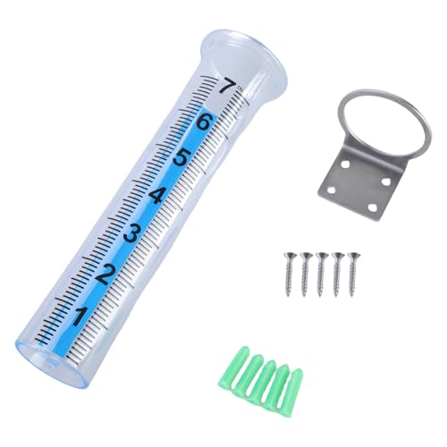 Regenmesser für Garten und Haus mit rostbeständigem Outdoor-Set für lange Lebensdauer, einfache Installation von Guaber