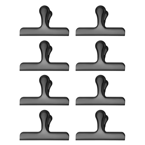 Set mit 8 Metall-Büroklammern, Edelstahl-Clips, Aktenklammern, Büroklammern für Bastelarbeiten, Zeichenbrett, Lebensmittelbeutel, Foto-Datei-Organisation, Mehrzweck-Clips Set mit 8 Metall-Büroklammern, Edelstahl-Clips, Aktenklammern, Büroklammern für Bastelarbeiten, Zeichenbrett, Lebensmittelbeutel, Foto-Datei-Organisation, Mehrzweck-Clips von Guaber