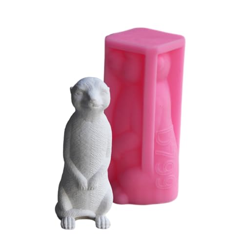 Silikonform Für Realistische Meerkats Kerze Aromatherapys Seifenform Schmuckzeug Für Einzigartige Home Dekoration Enthusiasten Handgefertigtes Geschenkformular von Guaber