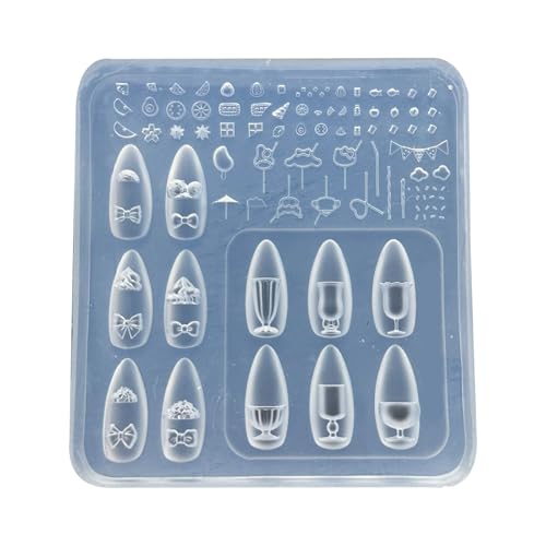 Silikonvorlagen Erstellen Dimensionale Nägel Kunstaufkleber Handwerk Dekorationen Für Telefone Karten 3 Einzigartige Designs Blätter Nagelkunst Silikonform von Guaber