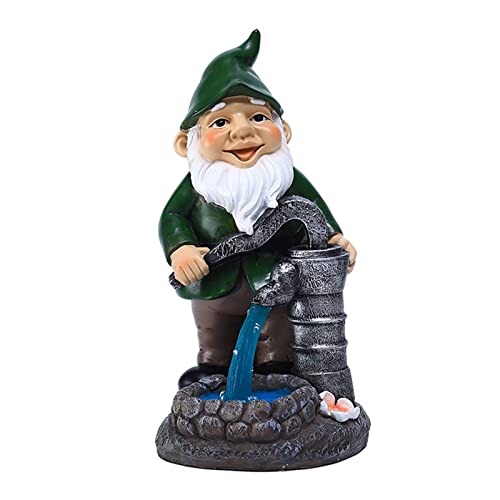 Solar-Nachtlicht, wasserdicht, lichtecht, für Hinterhof, Garten, Balkon, Dekoration, Kunstharz-Lampe, Ornament, Nachbarn, Lampe, Outdoor, wasserdicht, Gehweg, verblasst nicht von Guaber