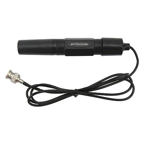 Sonden-Sensor, 0–14 pH, Elektroden-Messgerät, Monitor-Test, hohe Genauigkeit für Aquarium, Hydrokultur, Pool, BNC-Typ-Anschluss von Guaber