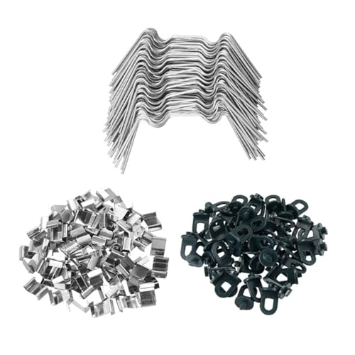 Stabile Gewächshaus-Halterung mit Z-Clip und Pflanzenhaken zur Rahmenbefestigung, einfache Installation, Gewächshaushalterung, 100 Stück Stabile Gewächshaus-Halterung mit Z-Clip und Pflanzenhaken zur Rahmenbefestigung, einfache Installation, Gewächshaushalterung, 100 Stück von Guaber