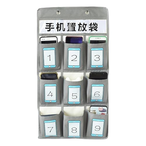 Taschenrechner mit 9 Fächern, mit Haken, Klassenzimmer, Diagramm, Hänge-Organizer, Handy-Tasche Taschenrechner mit 9 Fächern, mit Haken, Klassenzimmer, Diagramm, Hänge-Organizer, Handy-Tasche von Guaber