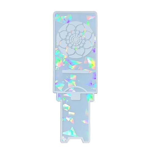 Telefonhalterung Silikonform Harz Regenbogen Lichtständer Epoxidguss Craft Girl Teen Bracket Silikonform von Guaber