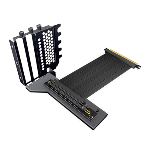 Vertikale GPU-Montagehalterung, GPU-Halterung, 90 Grad, PCIE4.0 X16 Verlängerungskabel-Set, spart Platz für Gaming-Gehäuse, Gaming-PC-Komponente Vertikale GPU-Montagehalterung, GPU-Halterung, 90 Grad, PCIE4.0 X16 Verlängerungskabel-Set, spart Platz für Gaming-Gehäuse, Gaming-PC-Komponente von Guaber