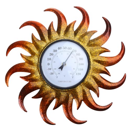 Wallthermometer Innen Freien Loggermeter Gartentemperaturmesser Sensor Messwerkzeug Innen Innenraum Außenkabellose von Guaber