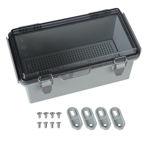 Wandmontierte Abzweigdose, wasserdicht, transparente Abdeckungen, Verteiler, elektrisches Projektgehäuse, Kabelabzweigung, flammhemmende Box Wandmontierte Abzweigdose, wasserdicht, transparente Abdeckungen, Verteiler, elektrisches Projektgehäuse, Kabelabzweigung, flammhemmende Box von Guaber