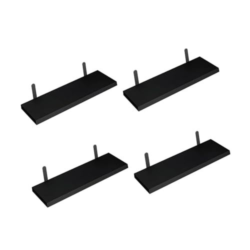 Wandregal mit 4 Ebenen, platzsparend, bukolisches Design, Mehrzweck-Aufbewahrungsregal für Dusche, stabiles Eisenholzregal Wandregal mit 4 Ebenen, platzsparend, bukolisches Design, Mehrzweck-Aufbewahrungsregal für Dusche, stabiles Eisenholzregal von Guaber