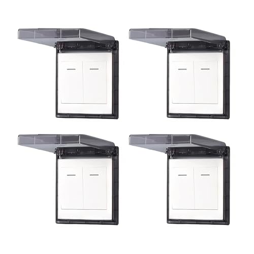 Wasserdichte Schalterschutzhüllen, flaches Profil-Design, sichere Abschirmung, Steckdosenabdeckung für Nassbereich, Haltbarkeit, bausichere Schalterdosenabdeckung Wasserdichte Schalterschutzhüllen, flaches Profil-Design, sichere Abschirmung, Steckdosenabdeckung für Nassbereich, Haltbarkeit, bausichere Schalterdosenabdeckung von Guaber