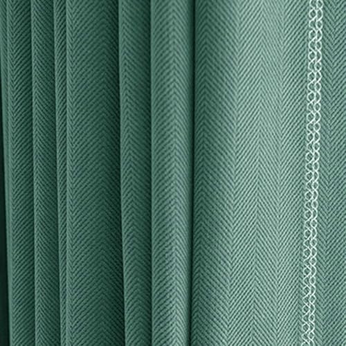 Verdunklungsvorhänge Thermo 2er Set, Vorhang Blickdicht Ösen Einfarbig Fischgrätenmuster Vorhang B 132 x H 274 cm Schlafzimmer Vorhang Lang, Grün Verdunklungsvorhänge Thermo 2er Set, Vorhang Blickdicht Ösen Einfarbig Fischgrätenmuster Vorhang B 132 x H 274 cm Schlafzimmer Vorhang Lang, Grün von Gualiy