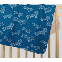 Islands Of Guam Blue Sherpa Babydecke von GuamDesigns