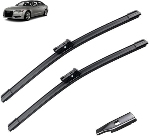 GuanLL Car Wiper Windshield Wiper für Audi A6 C7 4G 2012-2017 2013 2014 2015 2016 Wipers Windscreen Glass Brushes Scheibenwischer vorne und Scheibenwischerblätter Set GuanLL Car Wiper Windshield Wiper für Audi A6 C7 4G 2012-2017 2013 2014 2015 2016 Wipers Windscreen Glass Brushes Scheibenwischer vorne und Scheibenwischerblätter Set von GuanLL