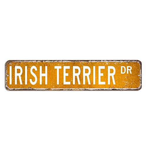 Irish Terrier Metallschild Irish Terrier Schild Custom Straßenschild Irish Terrier Geschenk Wandkunst Dekoratives Schild Vintage Dekor Bauernhaus Wandhänger Wanddekorationen für Café Bar Büro Garage Irish Terrier Metallschild Irish Terrier Schild Custom Straßenschild Irish Terrier Geschenk Wandkunst Dekoratives Schild Vintage Dekor Bauernhaus Wandhänger Wanddekorationen für Café Bar Büro Garage von GuanShuChenNei