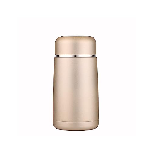Guangcailun 350 ML Isolierflasche Mini Tragbare Flasche Edelstahl Isolierte Tasse rutschfeste Untertassen Reise Home Office Supplies, Gold Guangcailun 350 ML Isolierflasche Mini Tragbare Flasche Edelstahl Isolierte Tasse rutschfeste Untertassen Reise Home Office Supplies, Gold von Guangcailun