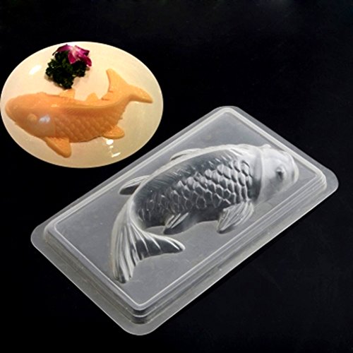Guangcailun Diy 3D Koi Fisch-Kuchen-Schokoladen-Form-Gelee-Handgemachte Mold von Guangcailun