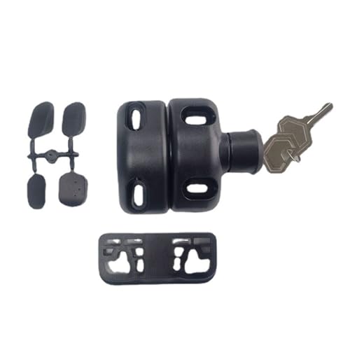 Guangcailun Magnetisches Stiftschloss aus Kunststoff für Leitplanken, für verbesserte Sicherheit, Kunststoffriegel, für magnetische Türkäfige, zuverlässig, mit Schlüsseln Guangcailun Magnetisches Stiftschloss aus Kunststoff für Leitplanken, für verbesserte Sicherheit, Kunststoffriegel, für magnetische Türkäfige, zuverlässig, mit Schlüsseln von Guangcailun