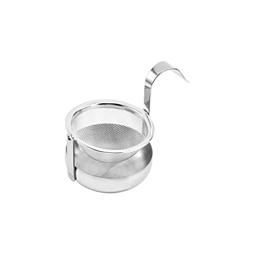 Guangcailun Rotierendes Teesieb Edelstahl Gold Silber feinmaschiger Filter Teegeschirr 360 Grad drehbares Infuser Küchenhelfer, Silber Guangcailun Rotierendes Teesieb Edelstahl Gold Silber feinmaschiger Filter Teegeschirr 360 Grad drehbares Infuser Küchenhelfer, Silber von Guangcailun
