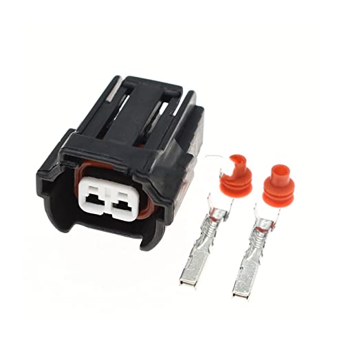 Guangcheng 1-20 Sätze 2 Pin weiblicher Auto Wasserdichter Stecker Kraftstoffinjektorstecker Compatible with Vw. Skoda A6 C5 06A973722 6189-0735 6189-0785 (Package : 5Sets) von Guangcheng