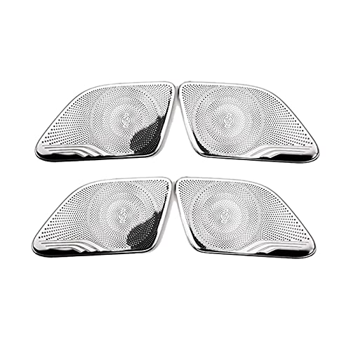 Guangcheng Compatible with Mercedes Benz S-Klasse W222 2014-2018 Edelstahl-Autotür-Innenlautsprecher Audio-Horn-Abdeckung Trim-Zubehör Guangcheng Compatible with Mercedes Benz S-Klasse W222 2014-2018 Edelstahl-Autotür-Innenlautsprecher Audio-Horn-Abdeckung Trim-Zubehör von Guangcheng