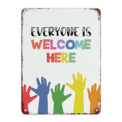 First Day of School Signs Every Is Welcome Here Schilder Welcome Back to School Metallschild Klassenzimmer Dekor Regenbogen Bleistift Doodle rustikale Schulschilder für Kinder Geschenke für Student First Day of School Signs Every Is Welcome Here Schilder Welcome Back to School Metallschild Klassenzimmer Dekor Regenbogen Bleistift Doodle rustikale Schulschilder für Kinder Geschenke für Student von Guangpat