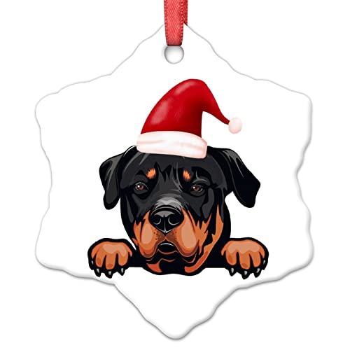 Frohe Weihnachten Weihnachten Ornamente Weihnachtsmann Hund Yorkshire Terrier Ornament für Weihnachtsbaum Dekor Keramik Personalisierte Hund Weihnachtsschmuck 2022 Andenken Weihnachtsdekoration von Guangpat