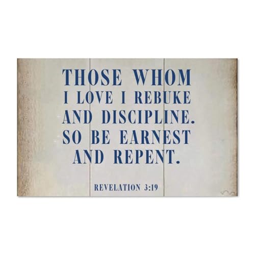 Guangpat Holzschild "Those Whom I Love I Rebuke And Discipline", Jesus, Bibelvers, Holzschilder, rustikaler Wandaufhänger, Wandkunst, religiös für Schlafzimmer, Wohnzimmer, Einweihungsgeschenk, 40,6 x Guangpat Holzschild "Those Whom I Love I Rebuke And Discipline", Jesus, Bibelvers, Holzschilder, rustikaler Wandaufhänger, Wandkunst, religiös für Schlafzimmer, Wohnzimmer, Einweihungsgeschenk, 40,6 x von Guangpat
