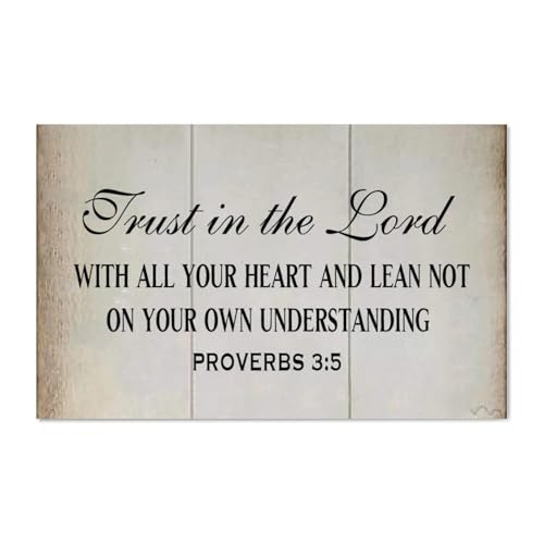 Guangpat Lustiges Palettenschild aus Holz mit Bibelvers "Trust in The Lord with All Your Wood", 40,6 x 25,4 cm, rustikale christliche Wandkunst, Bauernhaus-Dekoration, Küche, Heimdekoration Guangpat Lustiges Palettenschild aus Holz mit Bibelvers "Trust in The Lord with All Your Wood", 40,6 x 25,4 cm, rustikale christliche Wandkunst, Bauernhaus-Dekoration, Küche, Heimdekoration von Guangpat