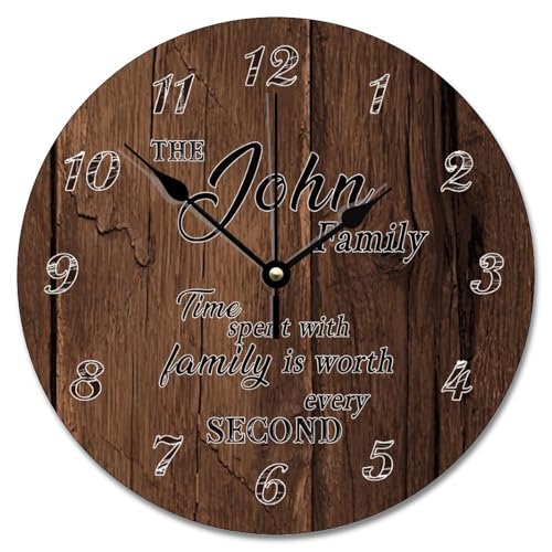 Guangpat Time Spent with Family Wanduhr Holzmaserung Riss Braun Große Holzwanduhren Batteriebetrieben 25,4 cm Bauernhaus See Haus Dekor Wohnzimmer Schlafzimmer Küche Weihnachten Guangpat Time Spent with Family Wanduhr Holzmaserung Riss Braun Große Holzwanduhren Batteriebetrieben 25,4 cm Bauernhaus See Haus Dekor Wohnzimmer Schlafzimmer Küche Weihnachten von Guangpat