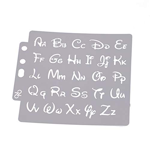 Guangzhou Alphabet Letter Schablonen Vorlage Malerei Scrapbooking Prägung Stempel Albumkarte DIY Malerei Schablone Weiß von Guangzhou