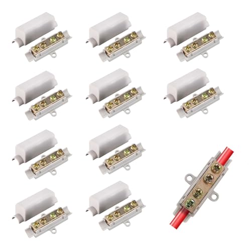 10 Stücke Klemmblock Messing 1000V 100A Verbindungsklemme für Drähte von 2,5 bis 16 mm²Kabelverbinder für Kabel Elektrische Kontrolle und Industriegeräte in Verschiedenen Szenarien 10 Stücke Klemmblock Messing 1000V 100A Verbindungsklemme für Drähte von 2,5 bis 16 mm²Kabelverbinder für Kabel Elektrische Kontrolle und Industriegeräte in Verschiedenen Szenarien von Guanici