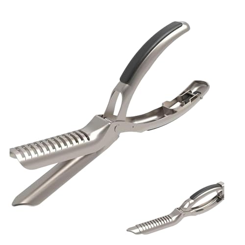 Edelstahl Werkzeugkit zum Entfernen der Rippenmembran Rib Prep Pro Rib Membrane Removal Tool für die Fleischentfernung von Rippenperiost und Fett (Silber) von Guanici