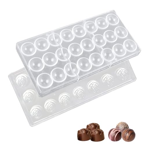 2 Stück Transparent Schokoladenform Loch Schokolade Form Pralinenform DIY Schokoladenformen Wiederverwendbare Schokolade Schokoladen formen Plastik Pralinenform für Chocoate Kuchen Süßigkeiten 2 Stück Transparent Schokoladenform Loch Schokolade Form Pralinenform DIY Schokoladenformen Wiederverwendbare Schokolade Schokoladen formen Plastik Pralinenform für Chocoate Kuchen Süßigkeiten von Guanici