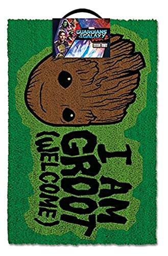 1art1 111664 Guardians of The Galaxy - Vol. 2, I Am Groot - Welcome Fußmatte Türmatte 60 x 40 cm von Guardians of the Galaxy