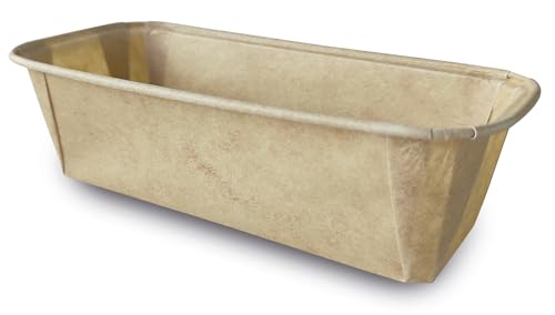 Guardini, Set mit 4 rechteckigen Formen, 19 x 9 cm, ideal für Luftfritteuse, Antihaft-Papier, Einweg, Made in Italy, Linie Air Fryer von Guardini