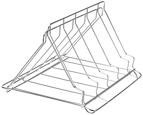 Guardini 15608E Pizza&Mania, Pizzaformenständer Ø 28 cm und Ø 32 cm, Edelstahl, silberfarben, Silber, 30/34 x 30/34 x 26,5cm von Guardini