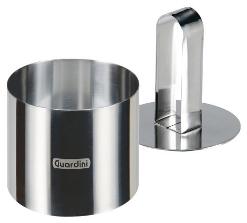 Guardini, Ausstechform rund mit Kolben Ø 7 cm, Edelstahl, Silber von Guardini