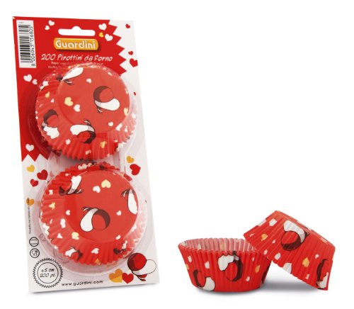 Guardini 4223015680 Muffin-Papierbackförmchen Herzen von Guardini