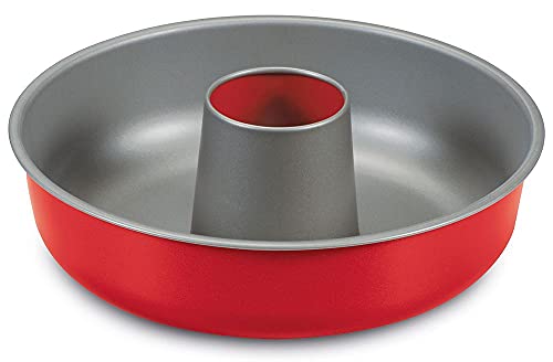 Guardini 51525HGNAM Rossana 2.0, Donutform, 25 cm, Stahl mit Antihaftbeschichtung, Farbe Rot/Grau, Edelstahl von Guardini