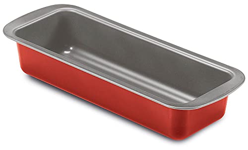 Guardini 53030HGNAM Rossana 2.0, Form Plumcake 30 x 11 cm, Stahl mit Antihaftbeschichtung, Farbe Rot/Grau, Edelstahl von Guardini