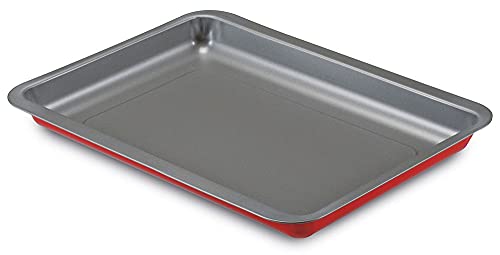 Guardini 53532HGNAM Rossana 2.0, Rechteckiges Backblech, 32 x 37 cm, Stahl mit Antihaftbeschichtung, Farbe Rot/Grau, Edelstahl von Guardini