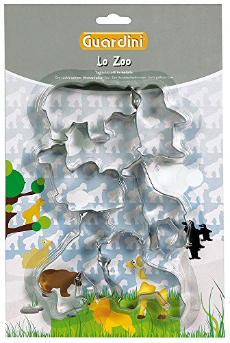 Guardini Ausstechförmchen, Zoo-Design, 6 Stück von Guardini